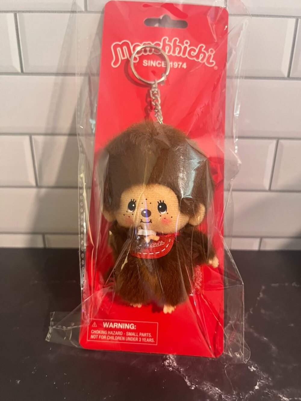 NWT Monchhichi Plush Keychain/Bag Charm - Picture 3 of 4